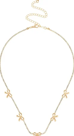 Collana - Rhinestone Bows