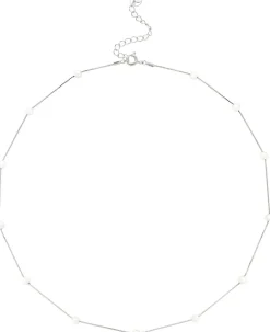 Collana - Rhodium Pearls