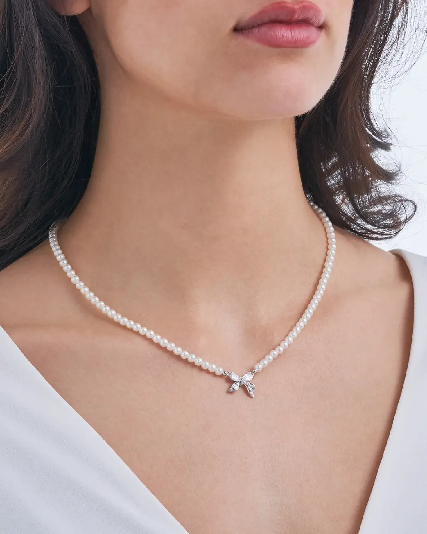 Collana - Ribbon Pearls