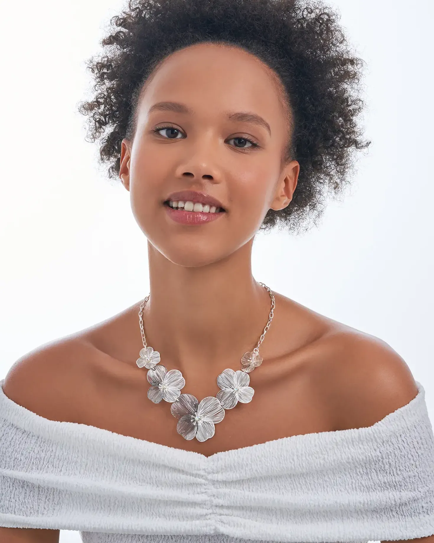 Collana - Silver Petal