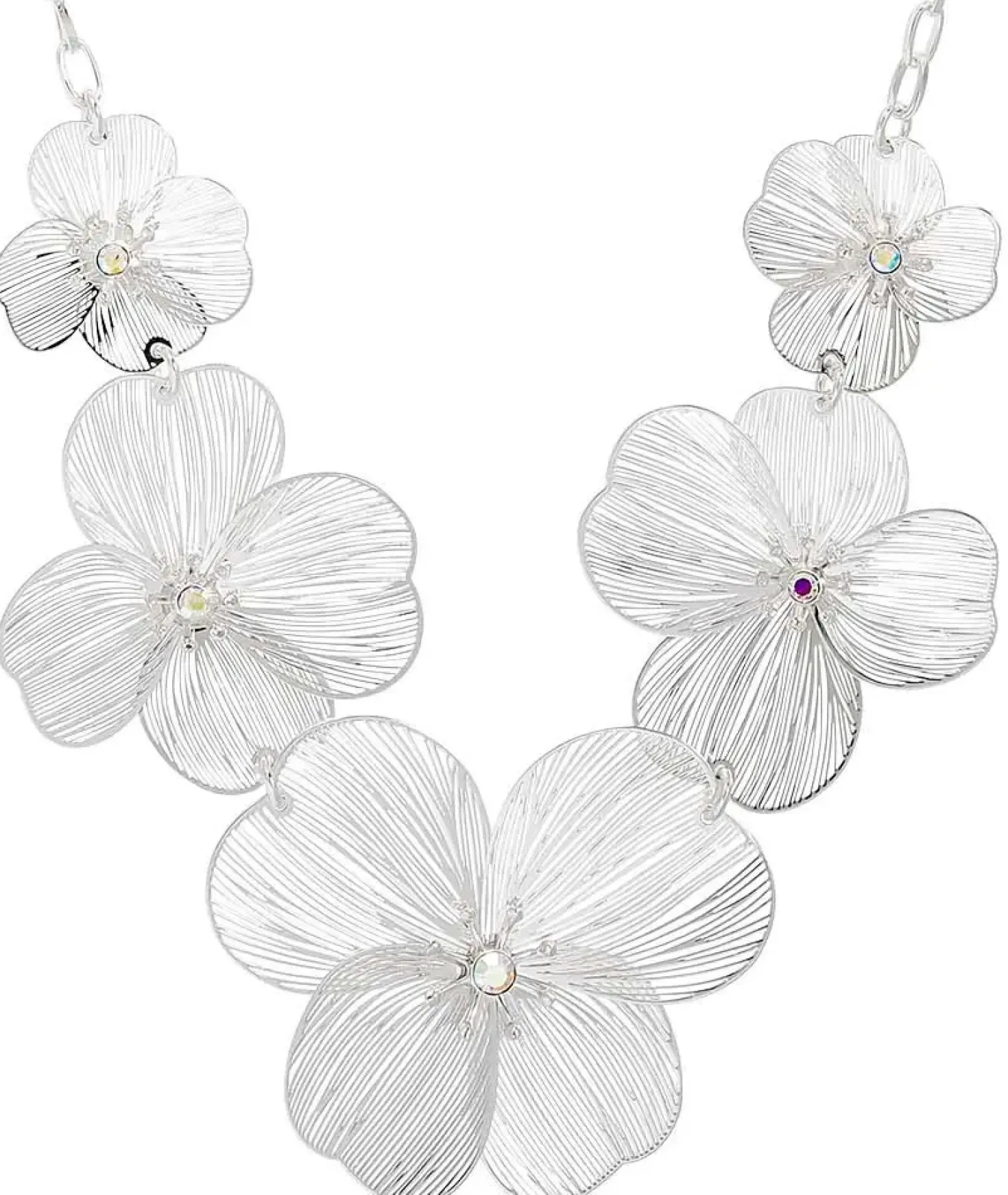 Collana - Silver Petal