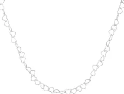 Collana - Silvery Hearts