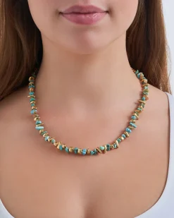 Collana - Turquoise Gold