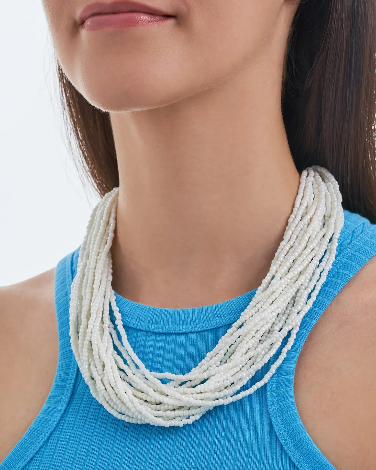 Collana - White Glass
