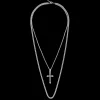 Collana da uomo - Black Crossed