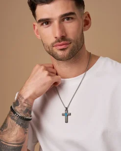 Collana da uomo - Blue Cross