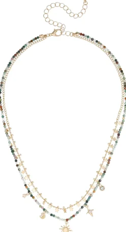 Collana stratificata - Agate Stars