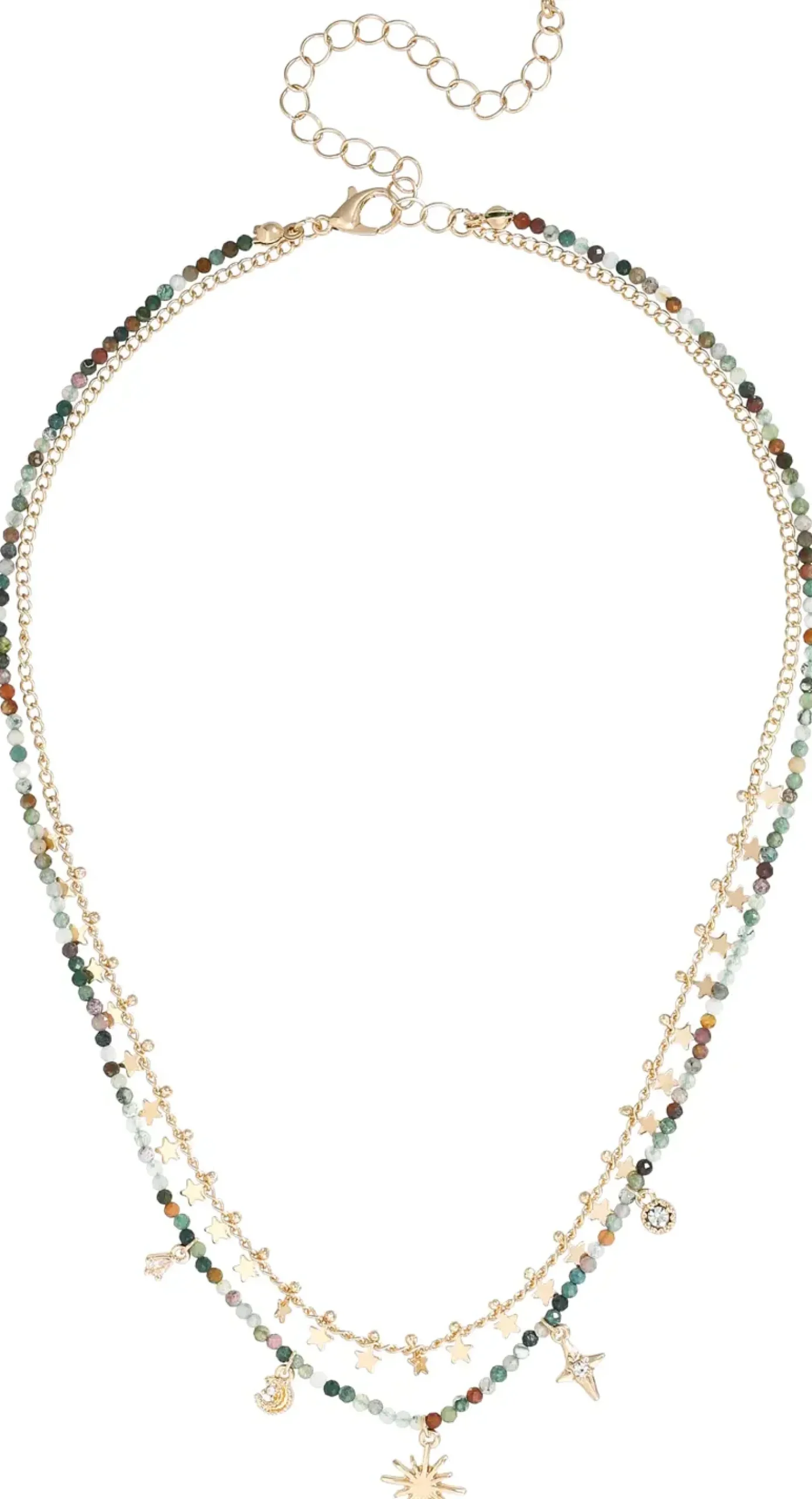 Collana stratificata - Agate Stars