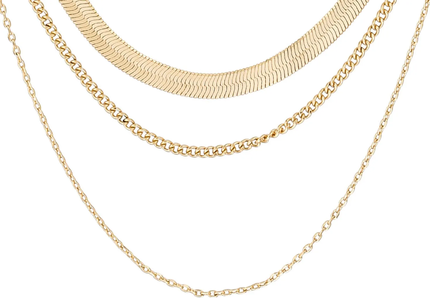 Collana stratificata - Beautiful Gold