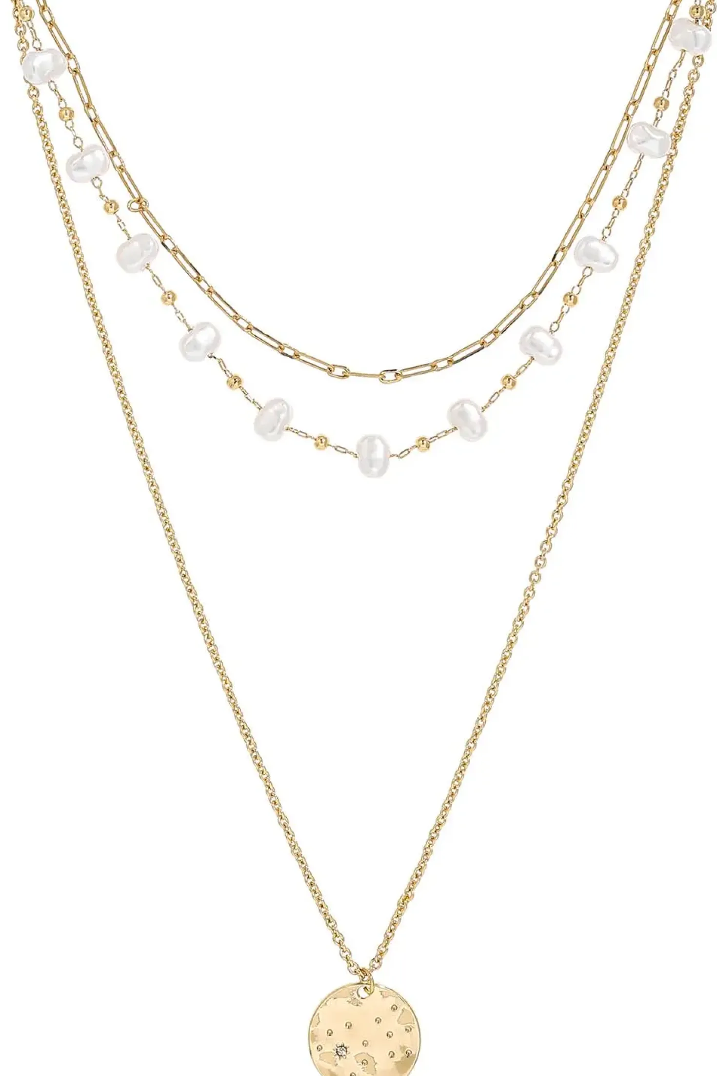 Collana stratificata - Beach Pearls
