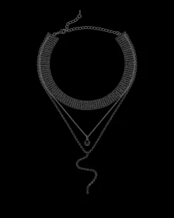 Collana stratificata - Black Glamour
