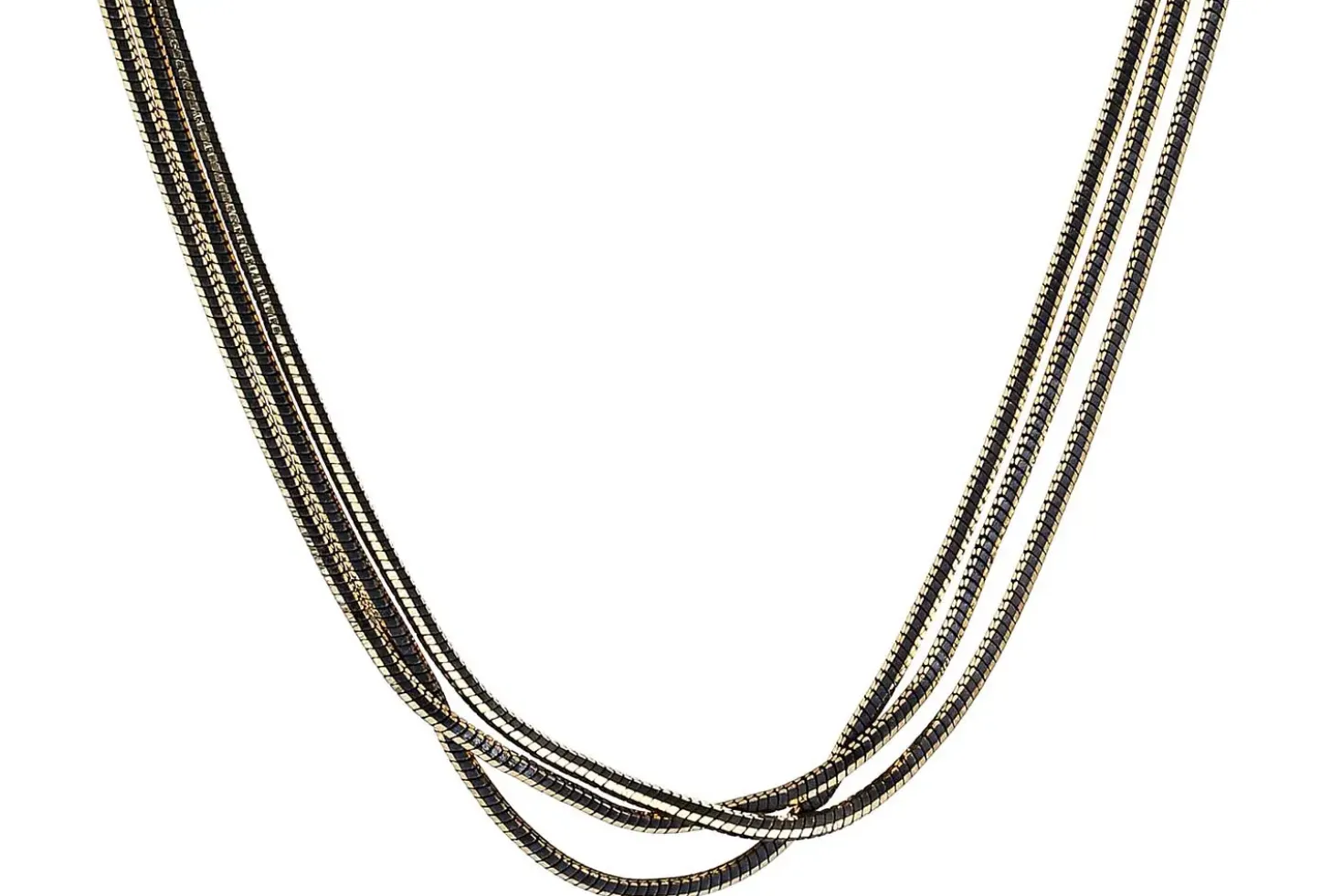Collana stratificata - Black Elegance