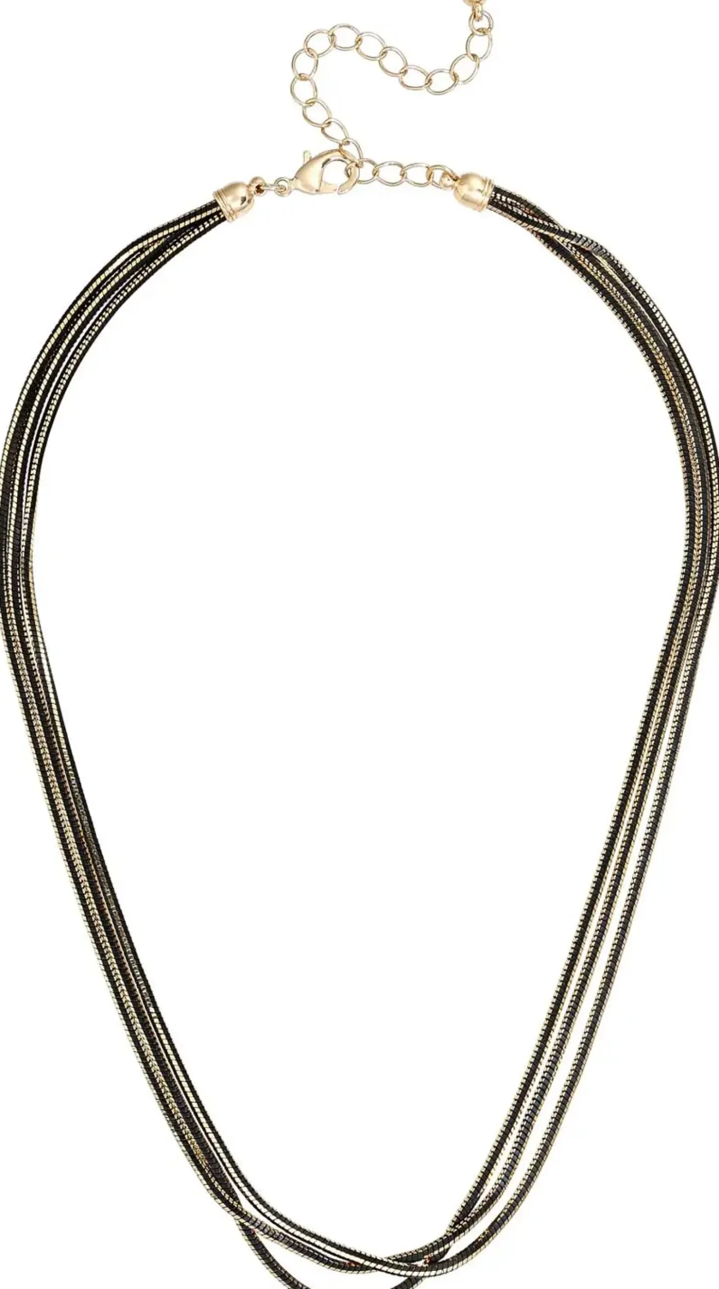 Collana stratificata - Black Elegance