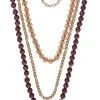 Collana stratificata - Brown Beads