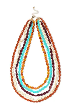 Collana stratificata - Colorful Beans
