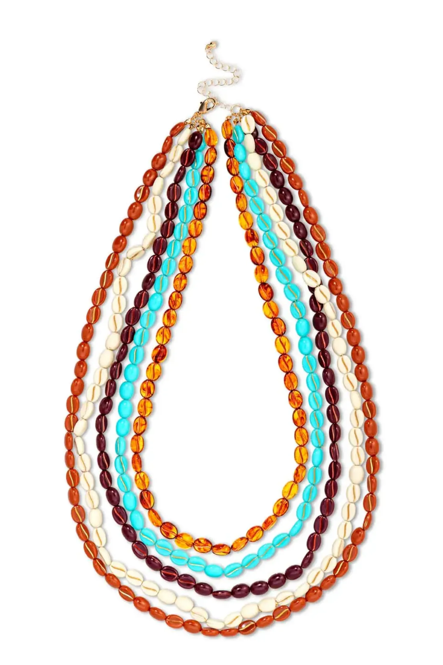 Collana stratificata - Colorful Beans