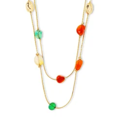 Collana stratificata - Colorful Agate
