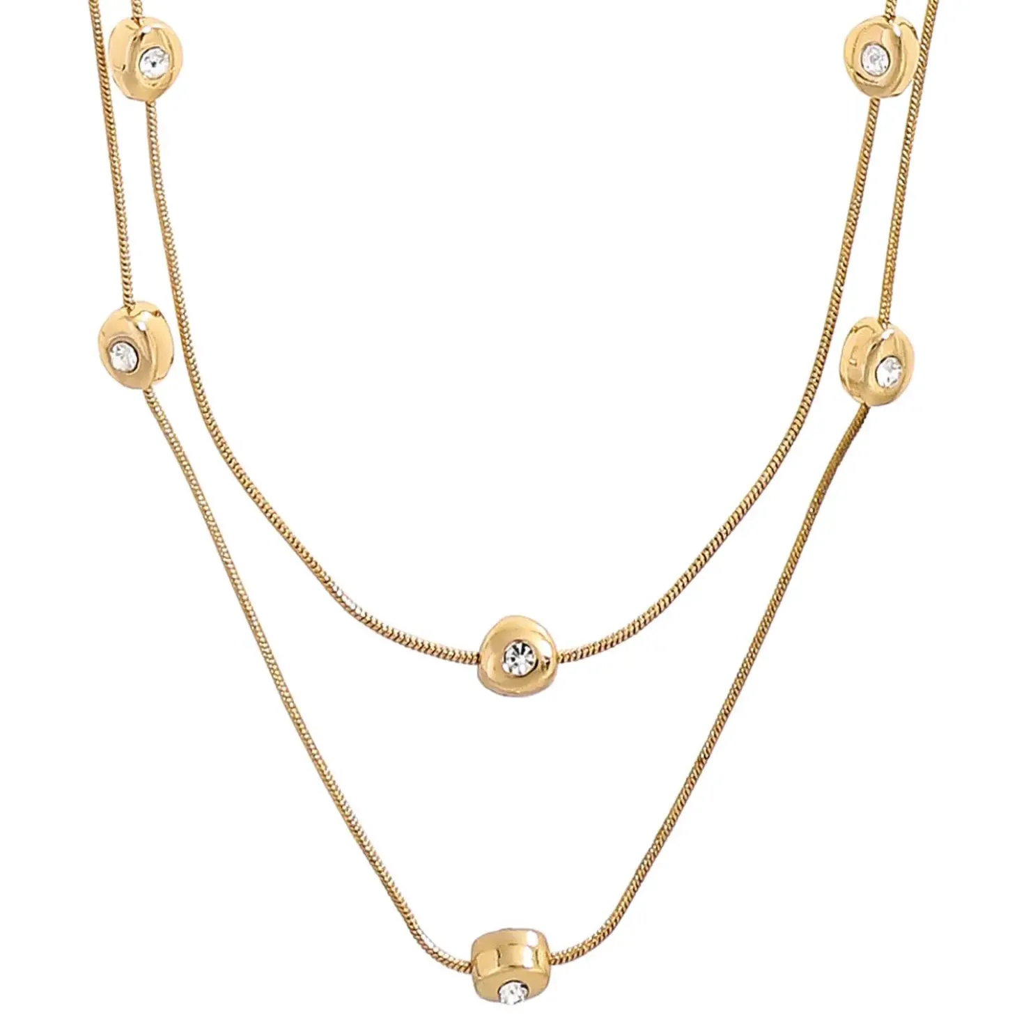 Collana stratificata - Double Sparkle