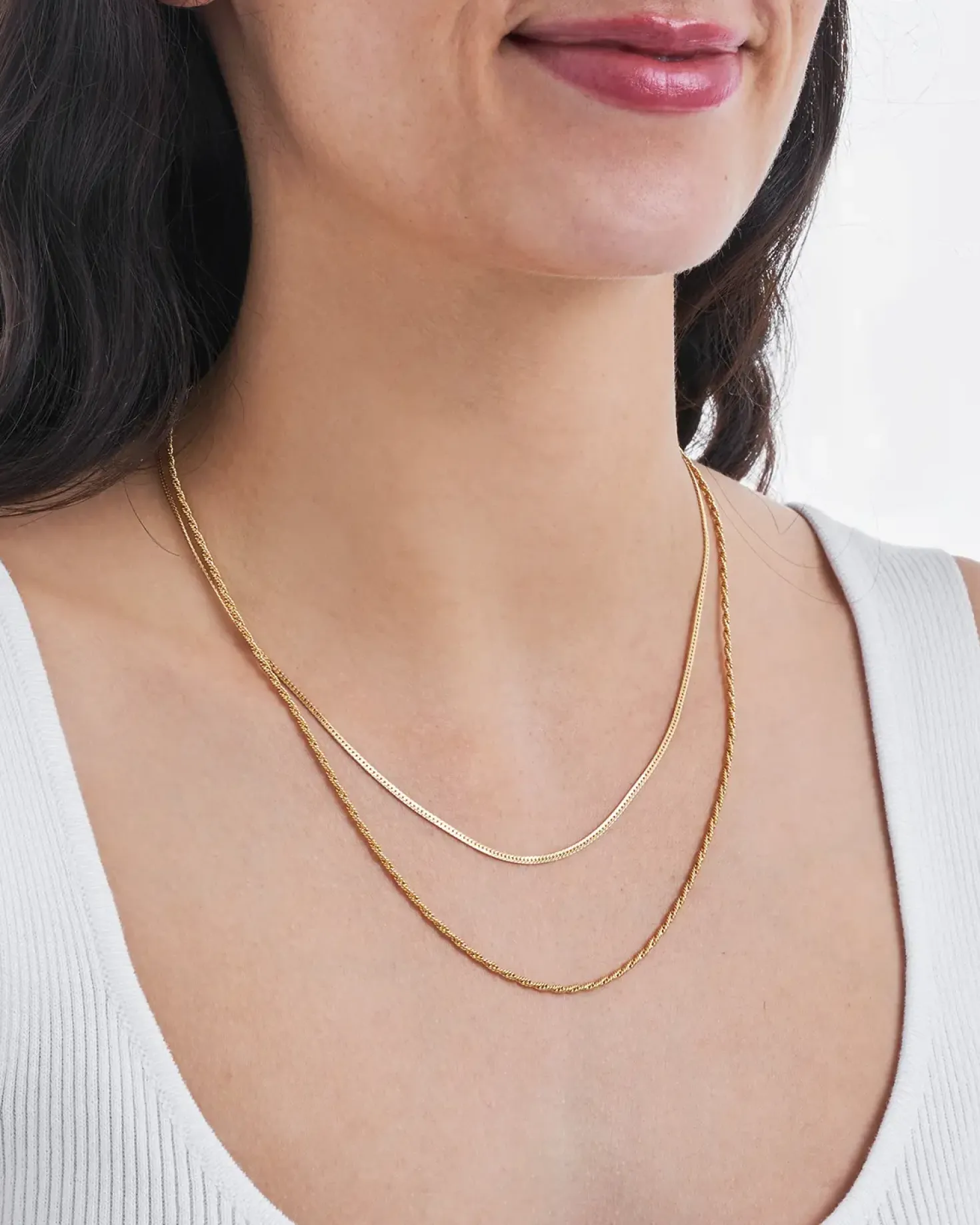 Collana stratificata - Double Twist