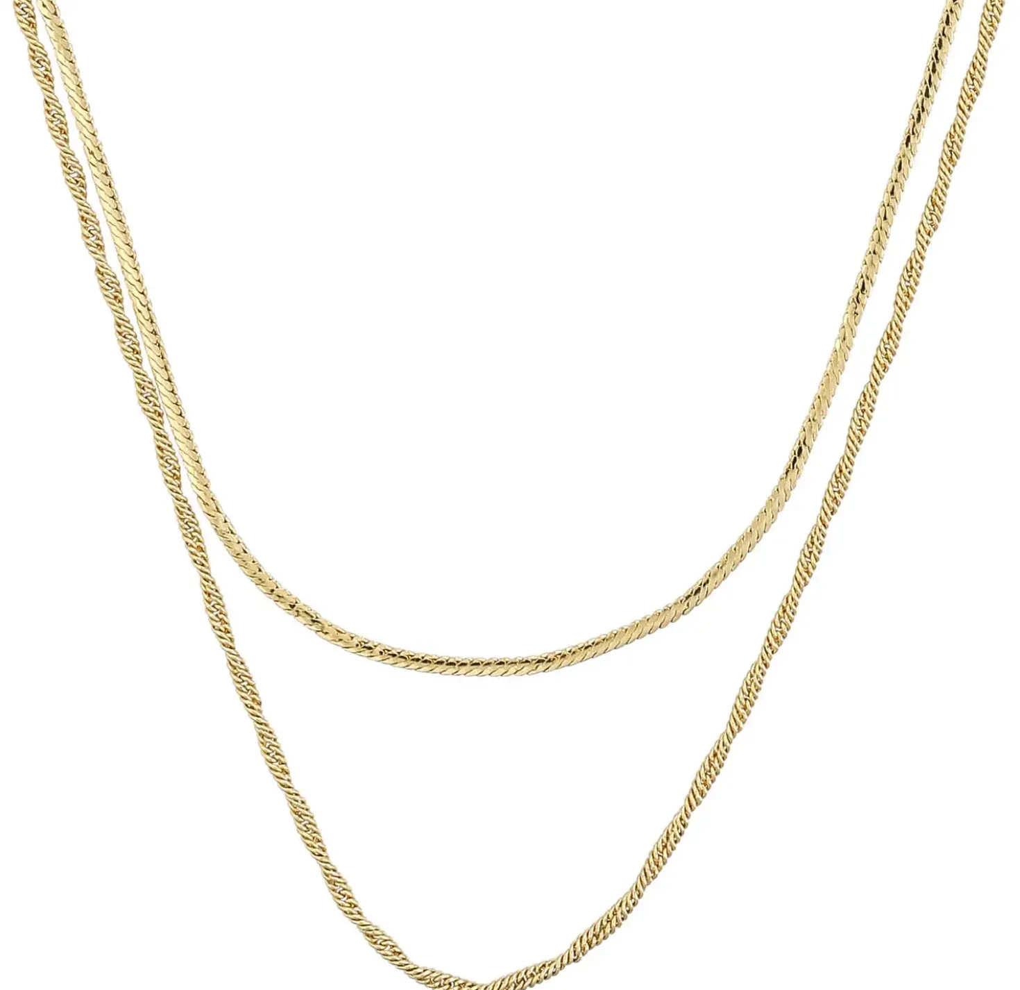 Collana stratificata - Double Twist