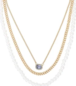 Collana stratificata - Elegant Crystal