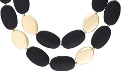 Collana stratificata - Elegant Black