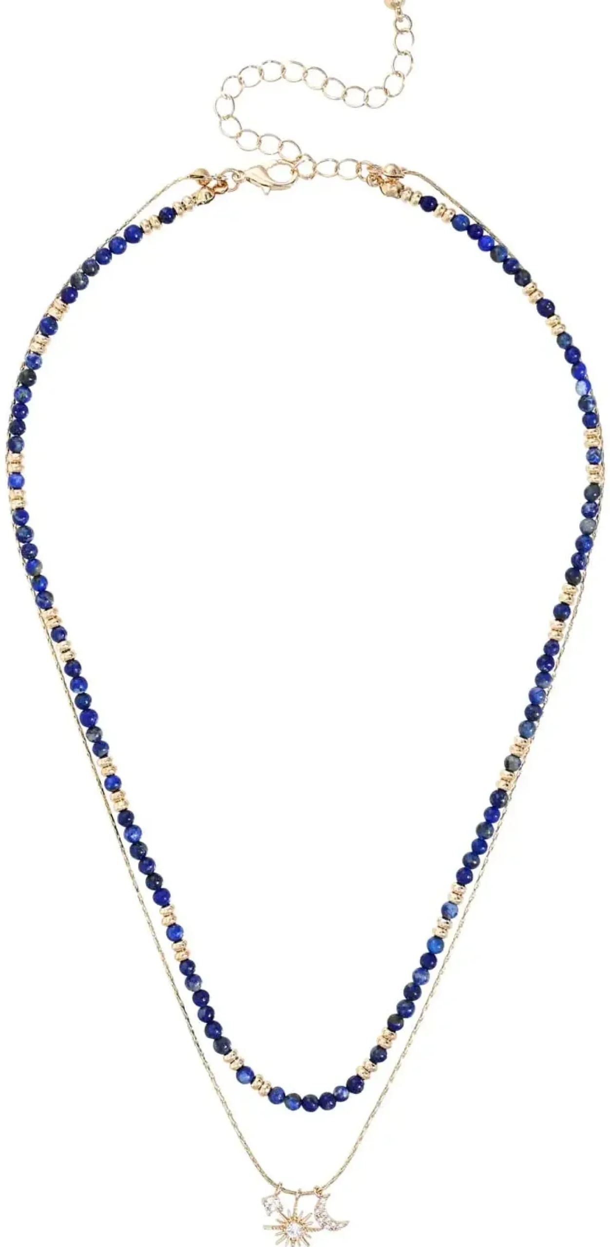 Collana stratificata - Fine Blue