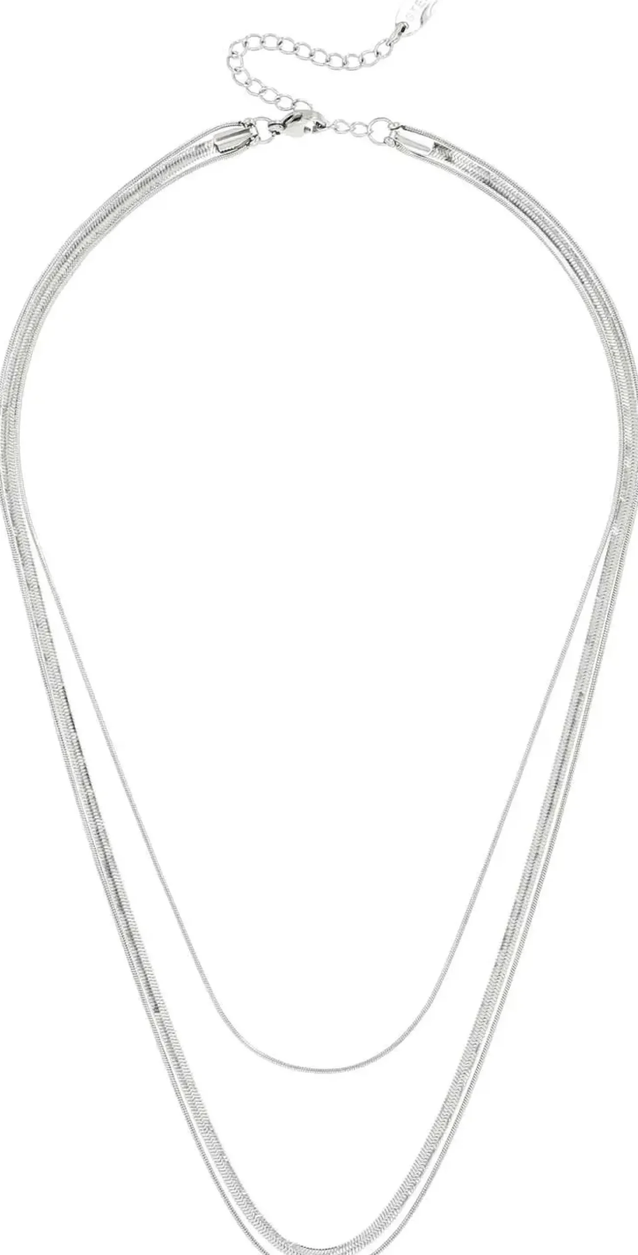 Collana stratificata - Fine Steel