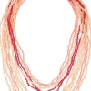 Collana stratificata - Funky Peach
