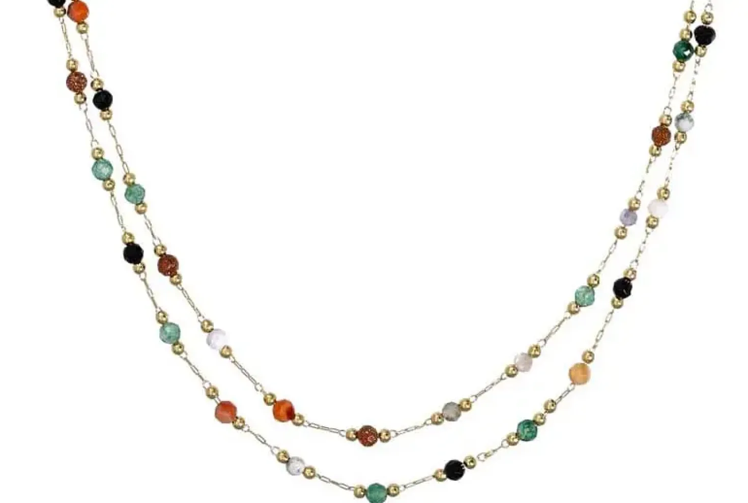 Collana stratificata - Gemstone Harmony