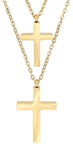 Collana stratificata - Glossy Cross