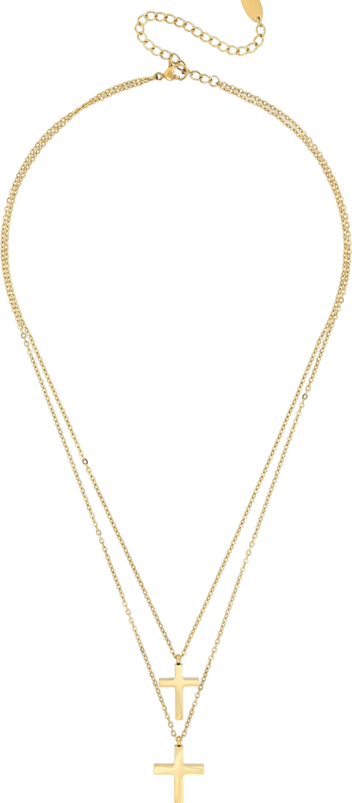 Collana stratificata - Glossy Cross