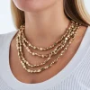 Collana stratificata - Golden Glow