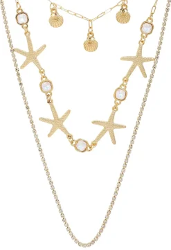 Collana stratificata - Golden Shells