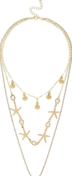 Collana stratificata - Golden Shells