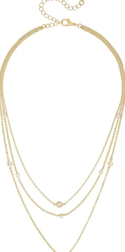 Collana stratificata - Golden Sparkle