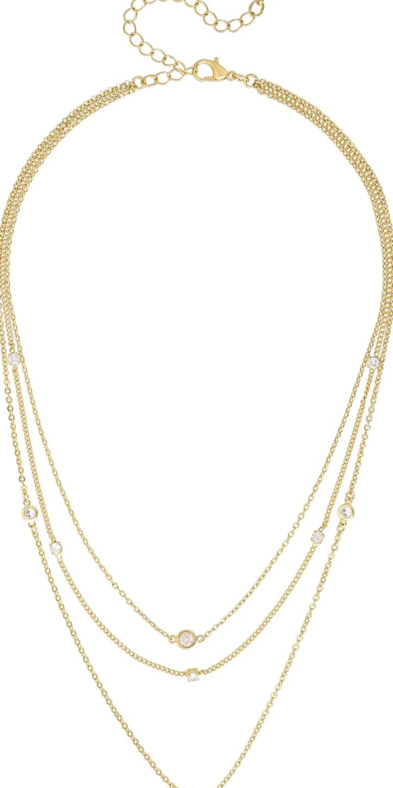 Collana stratificata - Golden Sparkle