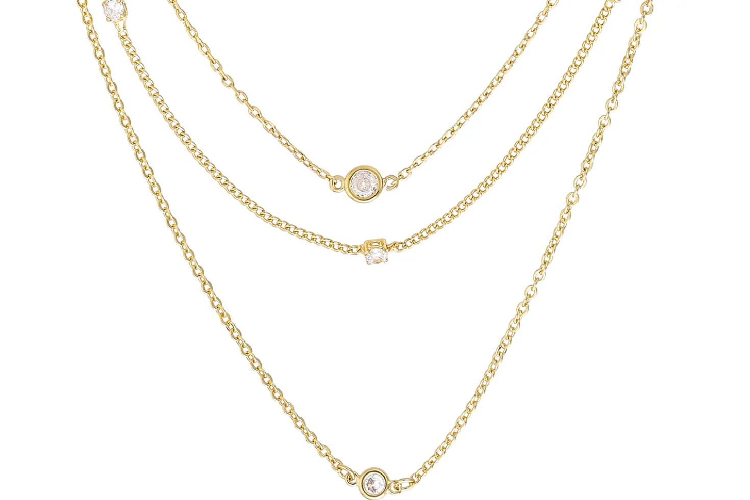 Collana stratificata - Golden Sparkle