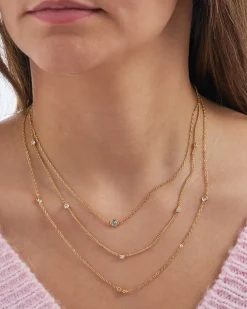 Collana stratificata - Golden Sparkle