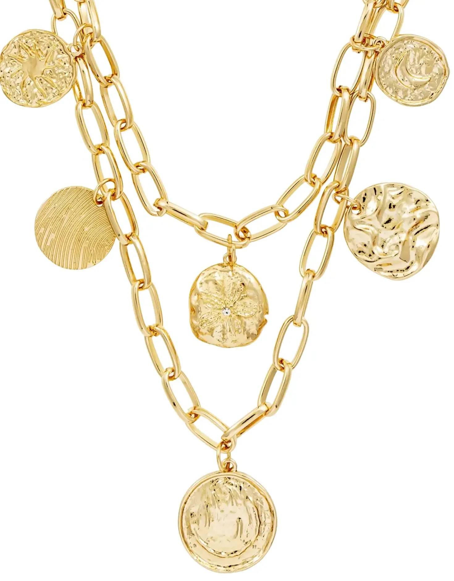 Collana stratificata - Golden Coins