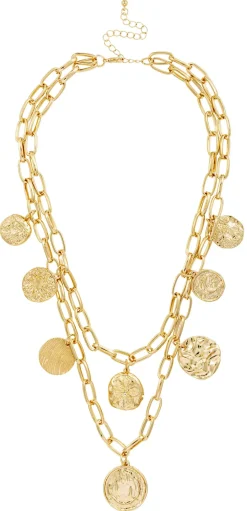 Collana stratificata - Golden Coins
