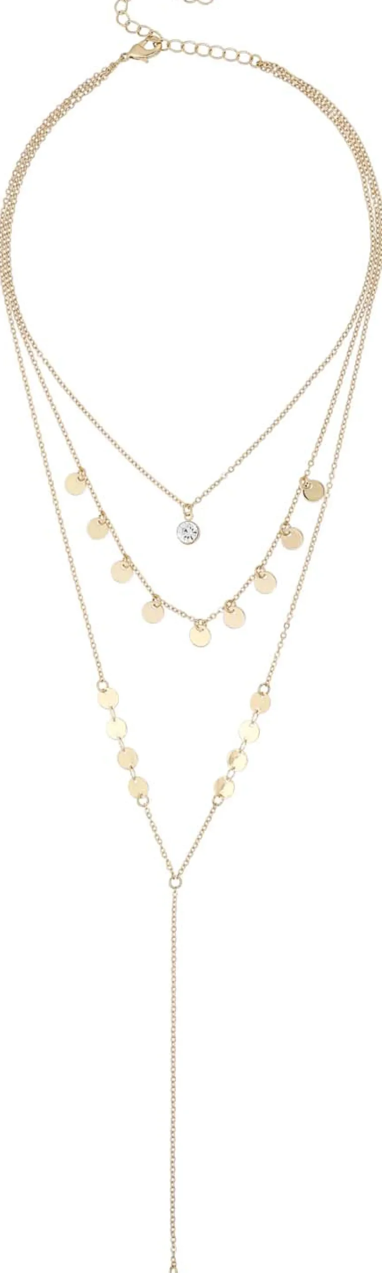Collana stratificata - Golden Plates