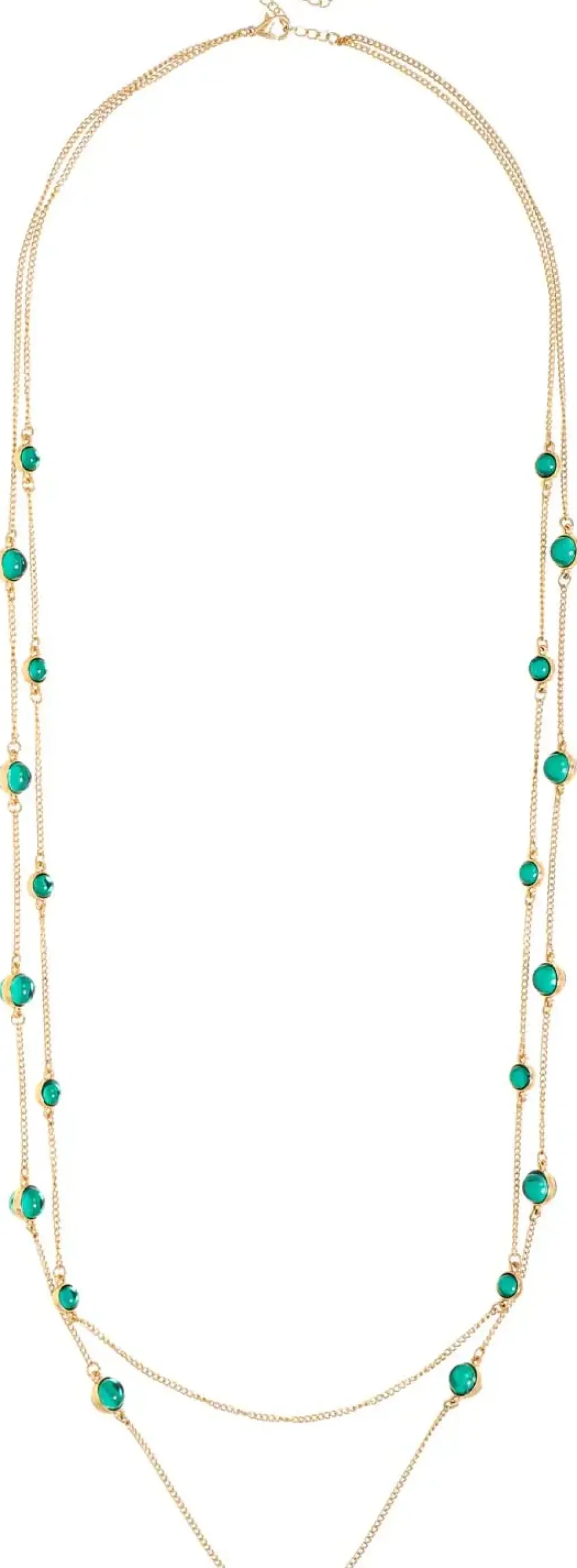 Collana stratificata - Green Marble