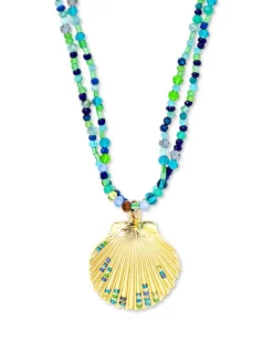 Collana stratificata - Green Glass