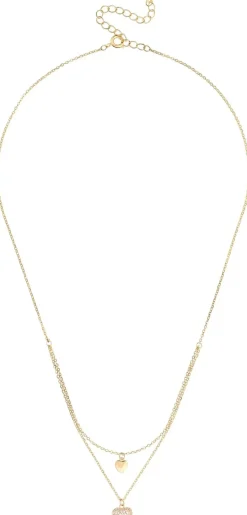 Collana stratificata - Heart Duo