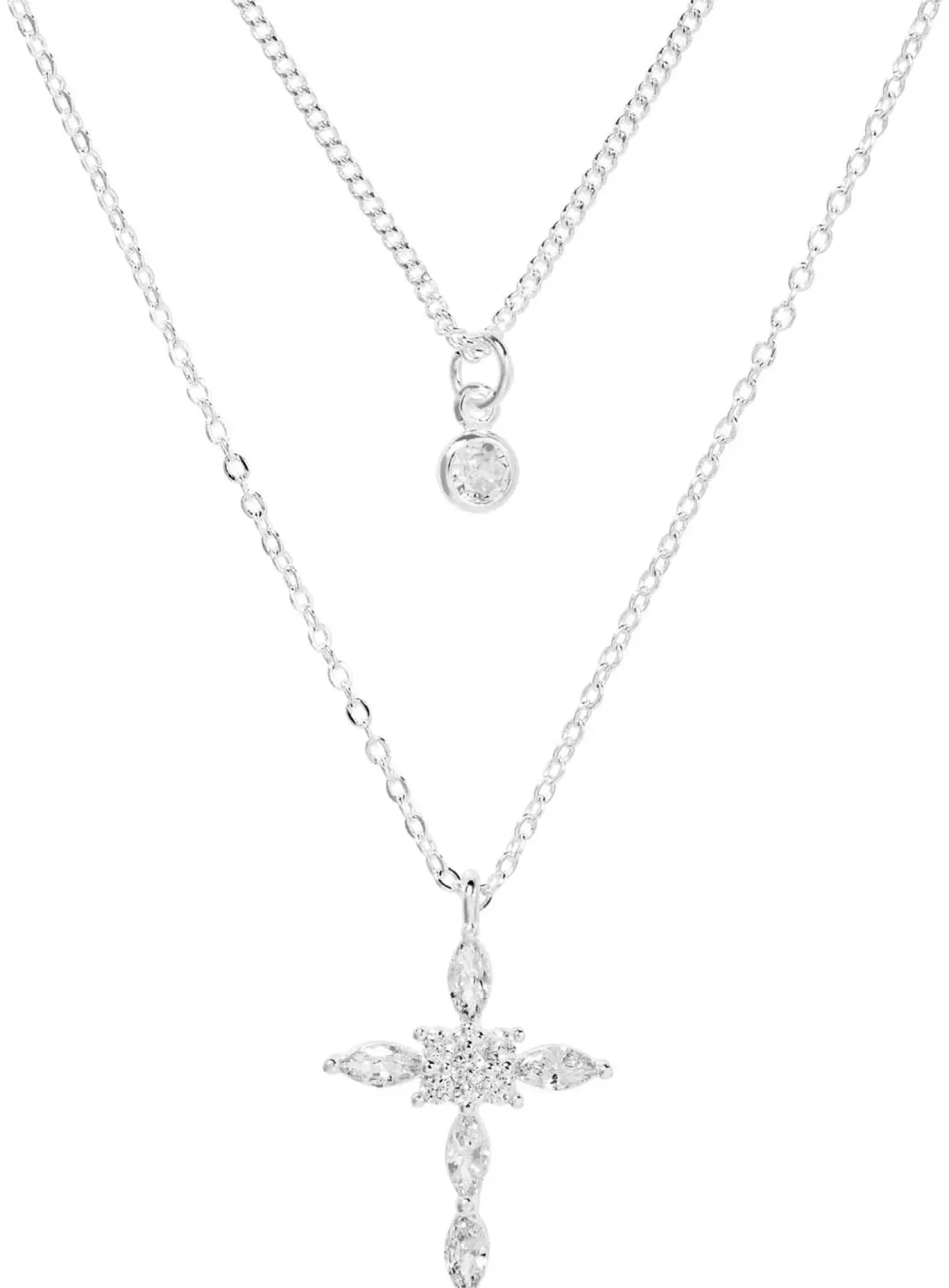 Collana stratificata - Icy Cross