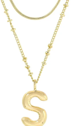 Collana stratificata - Initial S
