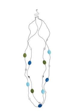 Collana stratificata - Lava Ovals
