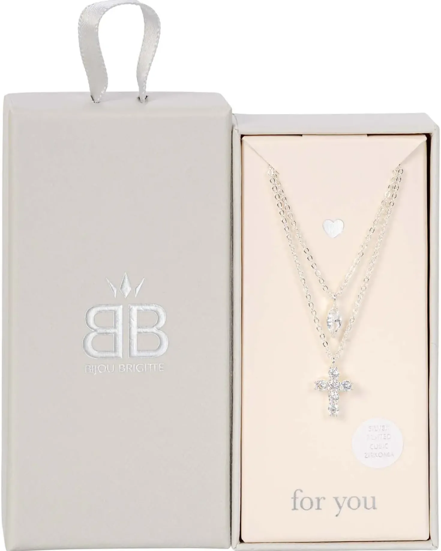 Collana stratificata - Luminous Cross