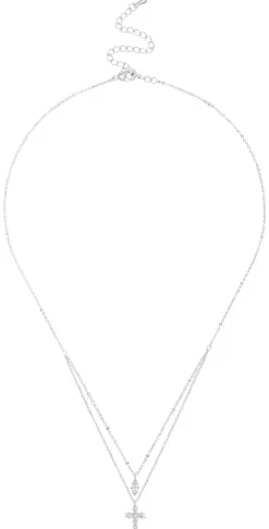 Collana stratificata - Luminous Cross